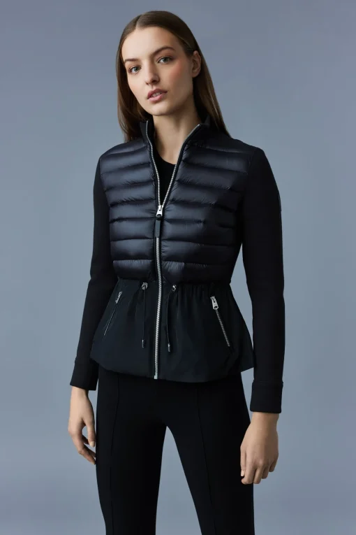 JOYCE Hybrid jacket with peplum