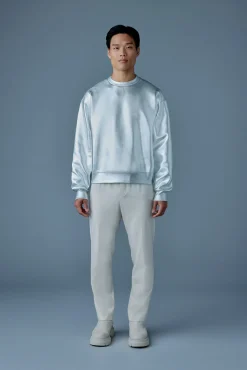 JULIAN-M Metallic double-Face Jersey Sweatshirt