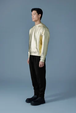 JULIAN-M Metallic double-Face Jersey Sweatshirt