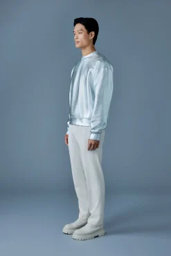 JULIAN-M Metallic double-Face Jersey Sweatshirt