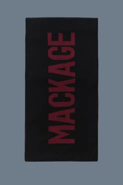 JUNO 2-in-1 merino blend logo scarf