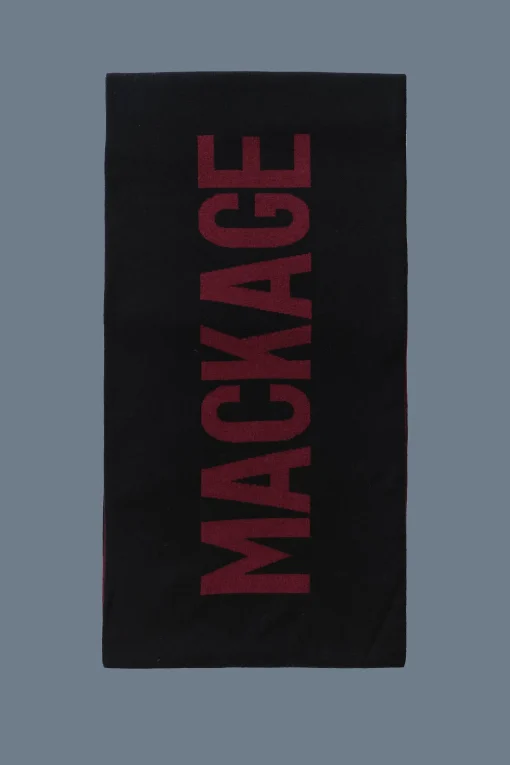 JUNO 2-in-1 merino blend logo scarf