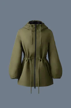 KALEA Technical Rain Jacket with Drawcord Waist