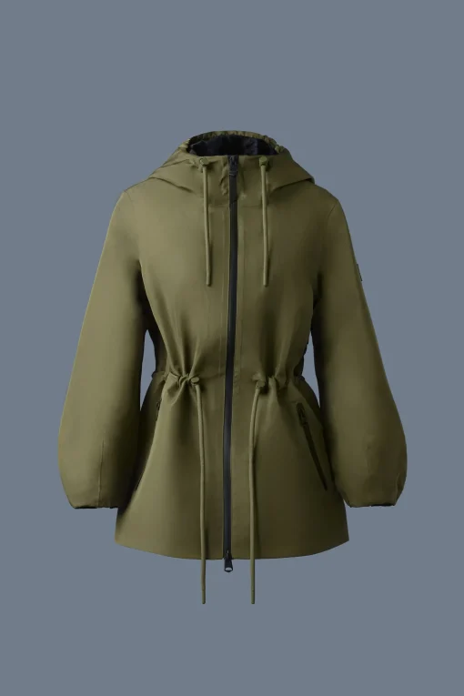 KALEA Technical Rain Jacket with Drawcord Waist