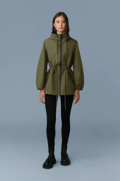KALEA Technical Rain Jacket with Drawcord Waist