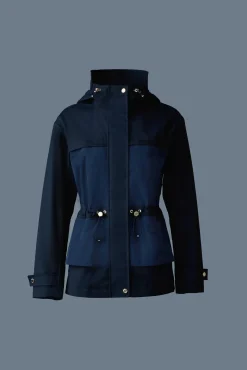 KAORI-LVS Hybrid jacket with peplum detail