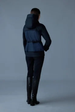 KAORI-LVS Hybrid jacket with peplum detail