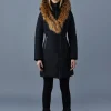 KAY down coat with natural fur Signature Mackage Collar