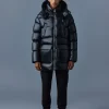 KENDRICK lustrous light down parka with hood