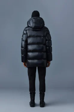 KENDRICK lustrous light down parka with hood