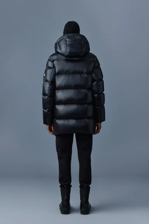 KENDRICK lustrous light down parka with hood