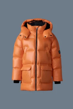 KENNIE Lustrous light down parka with hood for kids (8-14 years)