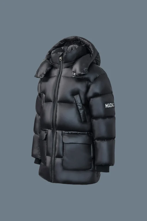 KENNIE Lustrous light down parka with hood for kids (8-14 years)