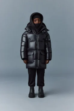 KENNIE Lustrous light down parka with hood for kids (8-14 years)