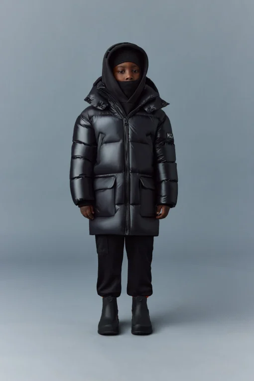 KENNIE Lustrous light down parka with hood for kids (8-14 years)