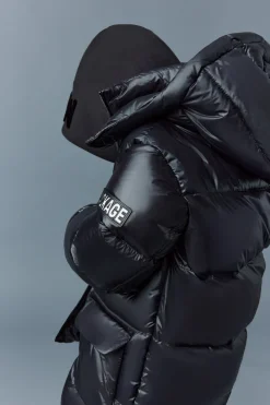 KENNIE Lustrous light down parka with hood for kids (8-14 years)