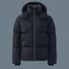 KENT Stretch matt down jacket with hood