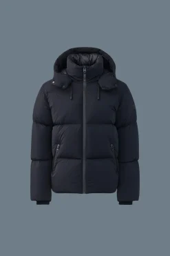 KENT Stretch matt down jacket with hood