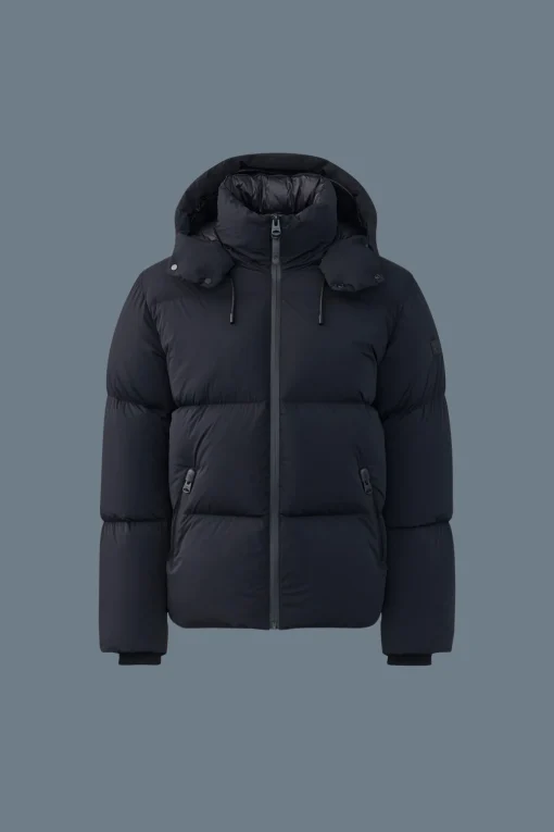 KENT Stretch matt down jacket with hood