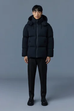 KENT Stretch matt down jacket with hood