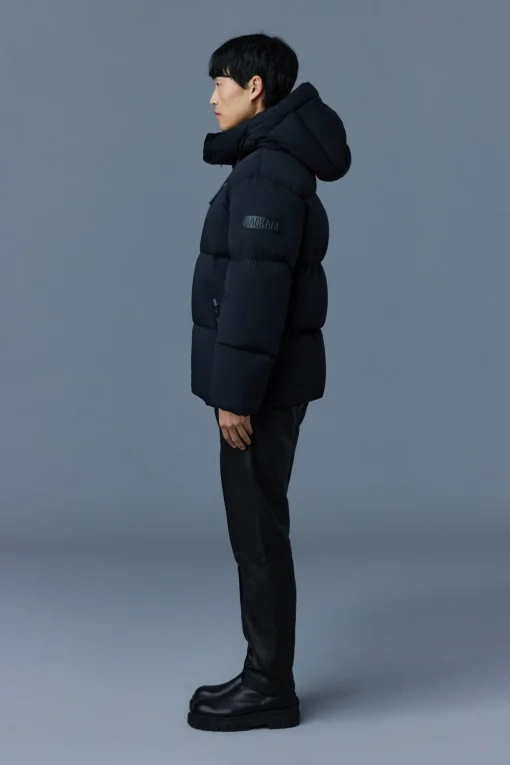 KENT Stretch matt down jacket with hood