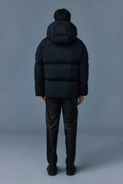 KENT Stretch matt down jacket with hood