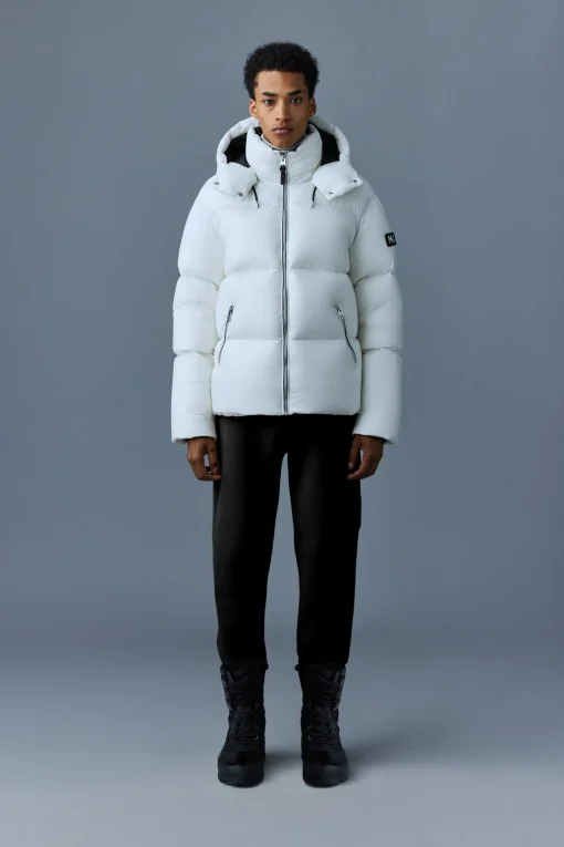 KENT-Z lustrous down jacket with hood
