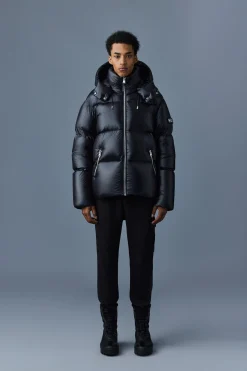 KENT-Z lustrous down jacket with hood