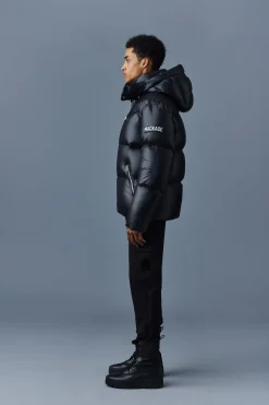 KENT-Z lustrous down jacket with hood