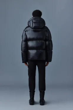 KENT-Z lustrous down jacket with hood