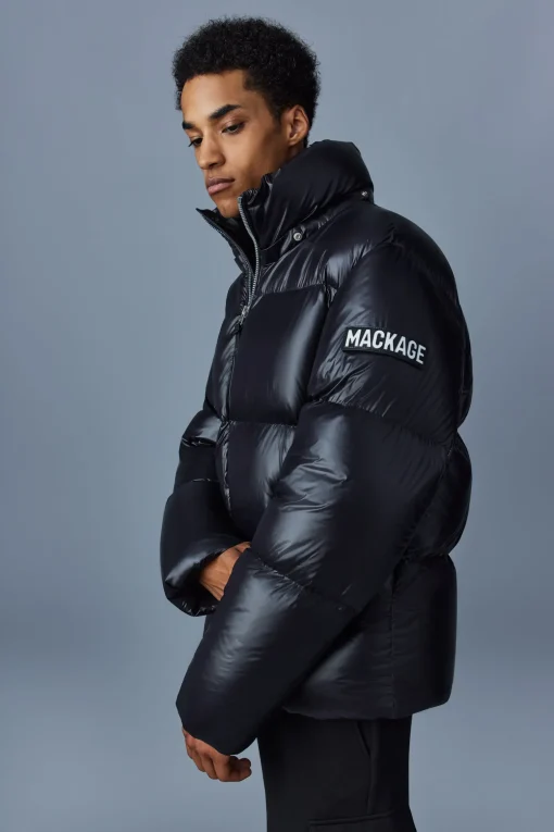 KENT-Z lustrous down jacket with hood
