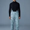 KENYON-FP Frost pattern ski pants with removable suspender