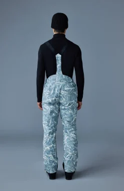 KENYON-FP Frost pattern ski pants with removable suspender