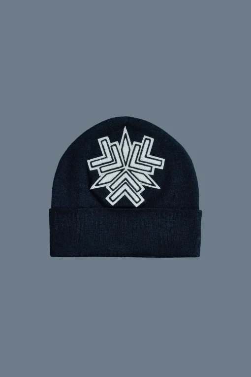 KIKO-KSF Knit wool blend snowflake hat for kids