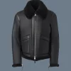 KRISTIAN Sheepskin jacket with spread collar