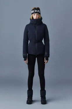 KRYSTAL Agile-360 belted down ski jacket with hood