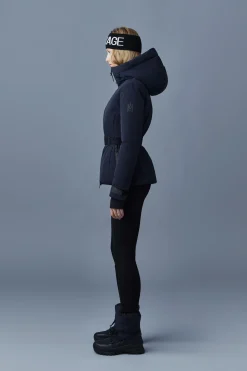KRYSTAL Agile-360 belted down ski jacket with hood
