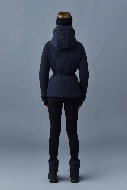 KRYSTAL Agile-360 belted down ski jacket with hood