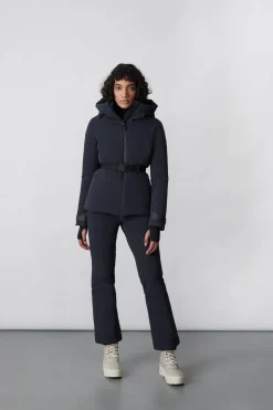 KRYSTAL Agile-360 belted down ski jacket with hood