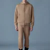 KRYSTOS Double-face Jersey zip-up hoodie