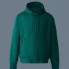 KRYSTOS Double-face Jersey zip-up hoodie