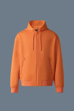 KRYSTOS Double-face Jersey zip-up hoodie