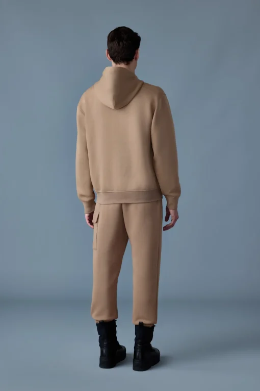 KRYSTOS Double-face Jersey zip-up hoodie