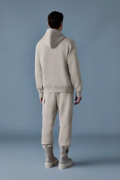 KRYSTOS Double-face Jersey zip-up hoodie