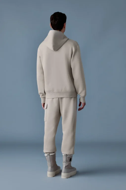 KRYSTOS Double-face Jersey zip-up hoodie
