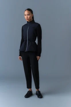 LAIKA Hybrid Down Jacket with Peplum
