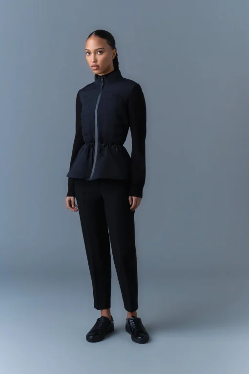LAIKA Hybrid Down Jacket with Peplum
