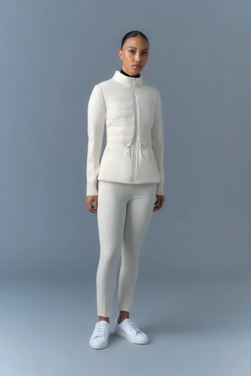 LAIKA Hybrid Down Jacket with Peplum