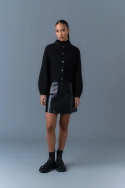 LALI Double-Face Wool Short Jacket