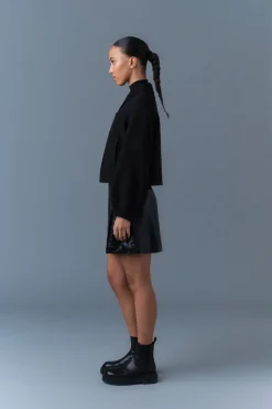 LALI Double-Face Wool Short Jacket